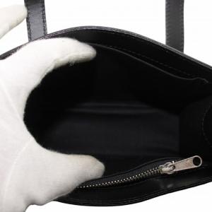 MARGARET HOWELL ハンドバッグ レザー ロゴ シルバー金具 黒 ブラック /XZ GY18