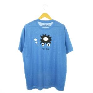 WIC.T 川の学校 Tシャツ カットソー ラウンドネック 半袖 プリント カッパ 河童 ロゴ アウトドア