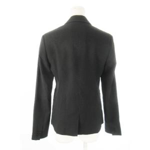 BANANA REPUBLIC テーラードジャケット シングル ストレッチ ドット 2 M 黒 ブラック /CK22 GY99