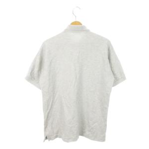 Patagonia ポロシャツ 半袖 ロゴ刺繍 ワンポイント コットン 厚手 アウトドア S グレー /AH13 GY99