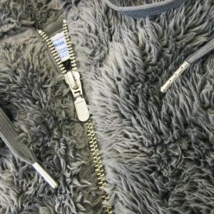 Champion ボアジップパーカー L グレー