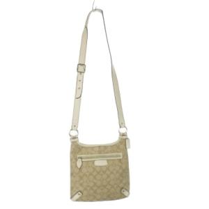 COACH F15704 ショルダーバッグ PVC レザー 革 シグネチャー ロゴ型押し 白 ホワイト /CK3 GY99