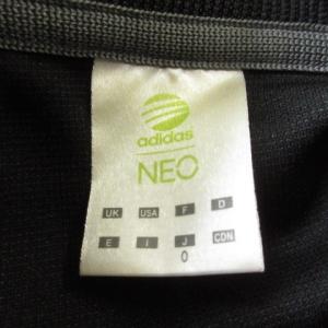 adidas neo トラックジャケット ジャージ O 黒 ブラック スリーストライプス ロゴ ジップアップ スポーツ /AO16