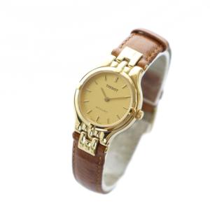 TISSOT スタイリスト STYLIST 腕時計 ウォッチ クォーツ ロゴ レザーベルト ゴールド色 V135/235