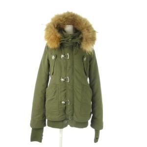 MILITARY ミリタリージャケット 2 緑 グリーン カーキ ダブルジップ ボタン ライナー取り外し可能