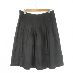 JIL SANDER フレアスカート 38 M チャコールグレー /CK36 GY99