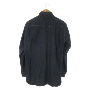 PS Paul Smith. RED EAR ウエスタンシャツ デニムシャツ 長袖 L 紺 ネイビー インディゴ /AO13 GY99