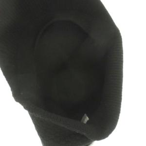 THE NORTH FACE ニットキャップ つば付きニット帽 アウトドア ONE 黒 ブラック ポンポン取り外し可能 /MN10 GY99