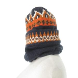 Supreme Facemask Beanie ノルディック柄
