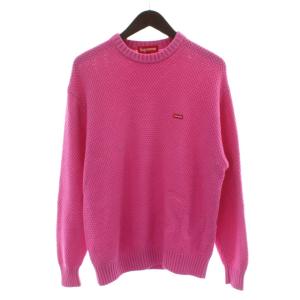 20FW Textured Small Box Sweater M ピンク RN101837