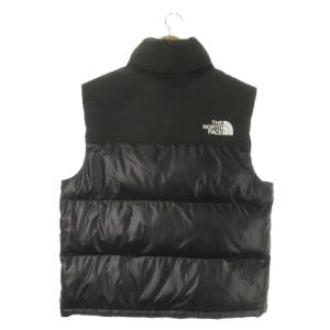 THE NORTH FACE NUPTSE ON BALL VEST ダウンベスト スタンドカラー ジップアップ ロゴ フード収納 アウトドア