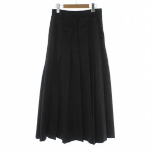 CLANE WIDE PLEATS LONG SKIRT ロングスカート プリーツ 黒 ブラック ワイド 19109-6022