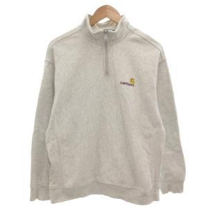 HALF ZIP AMERICAN SCRIPT SWEATSHIRT ハーフジップ スウェットシャツ