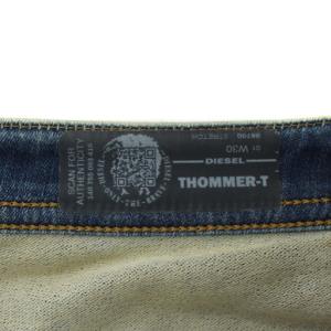 DIESEL THOMMER-T デニムパンツ ジーンズ スキニー スリム ダメージ加工 ジップフライ W30 青 ブルー