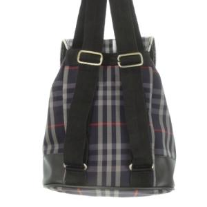 burberrys ヴィンテージ リュックサック ノバチェック ネイビー