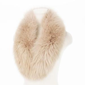 SAGA FOX ティペット マフラー フォックスファー 毛皮 ピンクベージュ /AH10 GY18