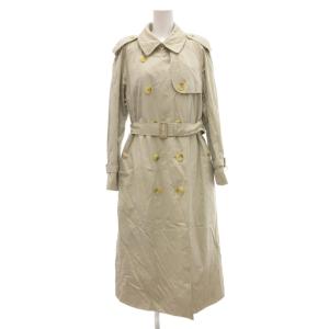 90s ヴィンテージ トレンチコート 裏地ノバチェック 7AR ホワイト