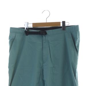 mont-bell ストレッチ O.D.ニッカ 1105475 ジップフライ 7分丈 ロゴ XL 青 ブルー 水色 GY99