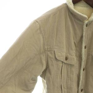 LEE コーデュロイジャケット 長袖 ボア シングル 総裏地 S ベージュ GY99 /MQ