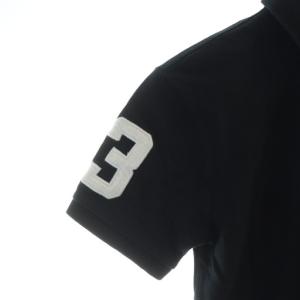 POLO RALPH LAUREN ポロシャツ カットソー 半袖 ロゴ S 黒 ブラック GY99 /MQ