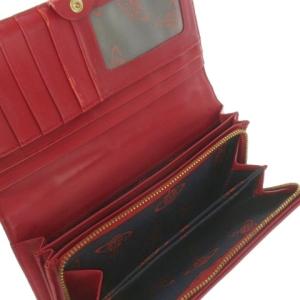 Vivienne Westwood 長財布 レッド チェック柄 オーブロゴ