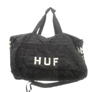 THRASHER × ハフ HUF ダッフルバッグ ボストンバッグ 2way リュックサック バックパック 黒 ブラック