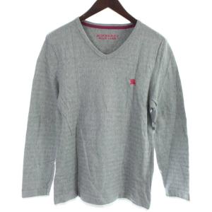 VネックTシャツ 長袖Tシャツ 2 グレー /KW GY99