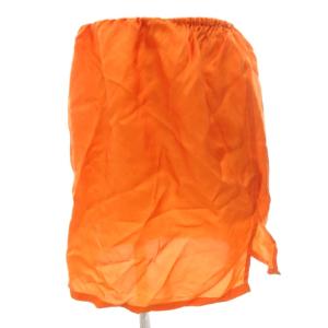 ペチスカート イージー M オレンジ ウエストゴム ひざ丈 /FF