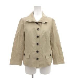 ジャケット リネン混 40 ベージュ フラップポケット B1E25-365-40 /AE GY50