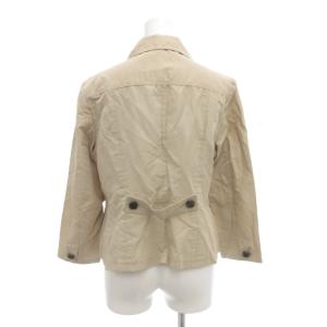 BURBERRY LONDON ジャケット リネン混 40 ベージュ フラップポケット B1E25-365-40 /AE GY50