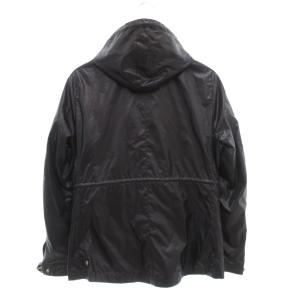 BURBERRY BLACK LABEL フーデッドジャケット M 黒 ブラック ジップアップ ウエストドロスト BMP13-701-09 /AE