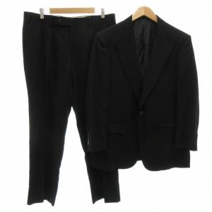 スーツ セットアップ シングル テーラードジャケット パンツ 1B 総裏地 サイドベンツ ツータック ウール