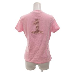 Christian Dior Tシャツ カットソー 42 ピンク 半袖 ロゴ /FF GY50
