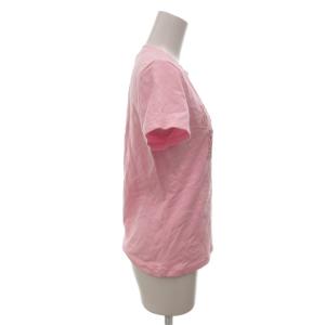 Christian Dior Tシャツ カットソー 42 ピンク 半袖 ロゴ /FF GY50