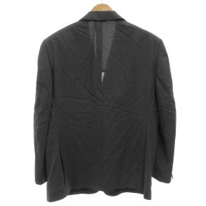 LANVIN コレクション Collection テーラードジャケット シングル ストライプ 2B 背抜き サイドベンツ