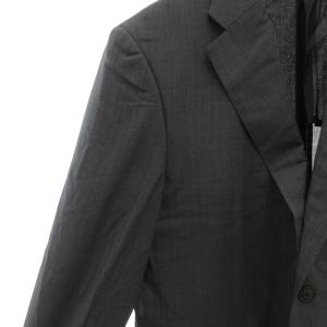 LANVIN コレクション Collection テーラードジャケット シングル ストライプ 2B 背抜き サイドベンツ