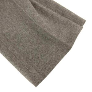 Max Mara 白タグ ウールパンツ スラックス アンゴラ混 ストレート 42 センタープレス グレー /GV GY50