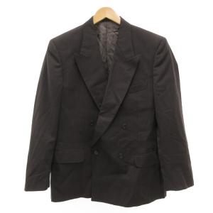 Christian Dior MONSIEUR テーラードジャケット パンツ スラックス ストライプ ウール 52 黒 ブラック /JS