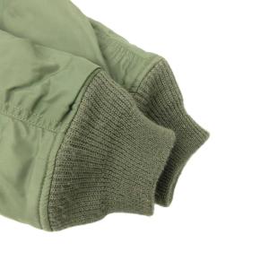 AVIREX MA-1 中綿ボンバージャケット ブルゾン ワッペン ブランドロゴ L カーキ オレンジ 6162164