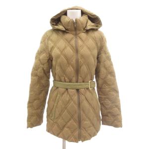 ダウンジャケット キルティング フード ベルト 0 キャメル GY50 /JS