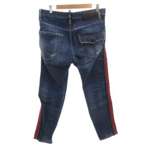 DSQUARED2 Classic Kenny Jean デニムパンツ ジーンズ 48 インディゴ ダメージ加工 ボタンフライ