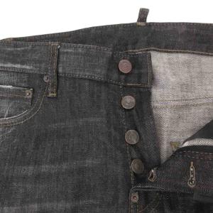 DSQUARED2 Tidy biker jean デニムパンツ ジーンズ 48 黒 ブラック ダメージ加工 ウォッシュ加工