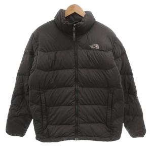 ダウンジャケット ブルゾン ロゴ刺繍 L グレー ND01562 /FF GY50