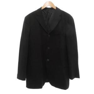 GIORGIO ARMANI スーツ ジャケット パンツ セットアップ ウール 50 黒 ブラック 3B /UO GY14