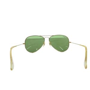 Ray-Ban 43 B＆L ボッシュ＆ロム USA製 ティアドロップサングラス アイウェア メガネ グリーンレンズ ゴールドカラー