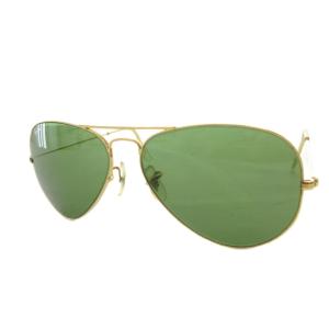 Ray-Ban 43 B＆L ボッシュ＆ロム USA製 ティアドロップサングラス アイウェア メガネ グリーンレンズ ゴールドカラー