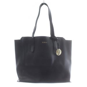 サリー SALLY トートバッグ ハンド レザー ロゴ 紺 ネイビー G7241 /XZ GY14