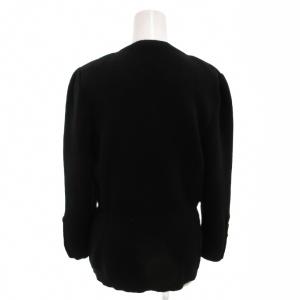 GIVENCHY BOUTIQUE 美品 ヴィンテージ セットアップ ニット ジャケット スカート ウール メタルボタン