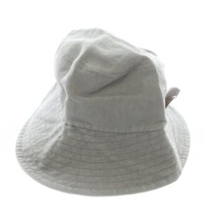 バケットハット リネン オーブ M グレー