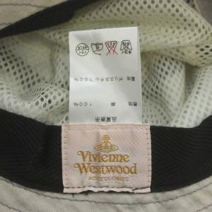 Vivienne Westwood バケットハット リネン オーブ M グレー